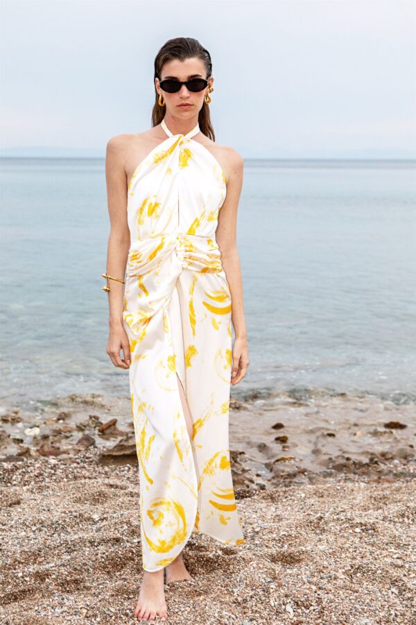 IRIS "Shades of Yellow" Long Dress