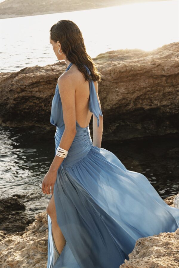 Gaia Sky Blue Dress - Image 3