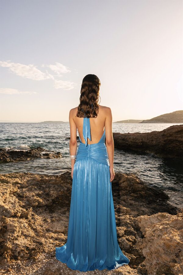 Gaia Sky Blue Dress - Image 4