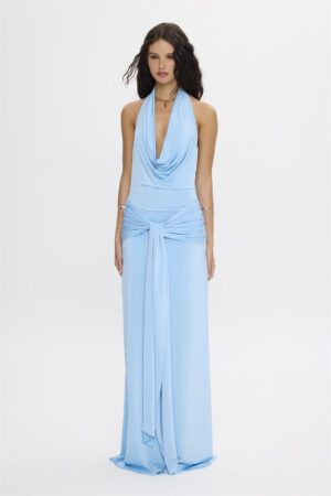 Serena Maxi Baby Blue Dress