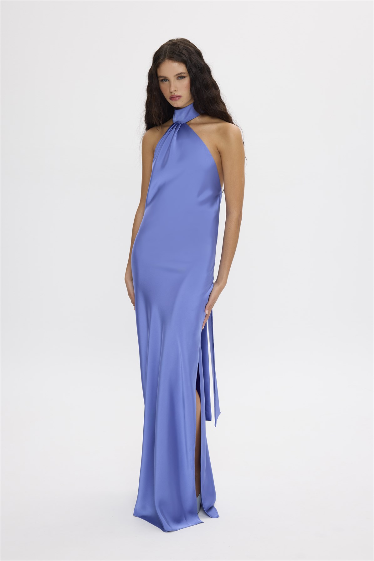 Aurelia Maxi Purple Dress - Image 3